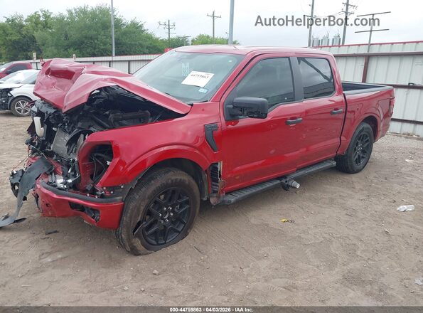 1FTEW2KP8SKE22650 2025 FORD F150 Red Front left
