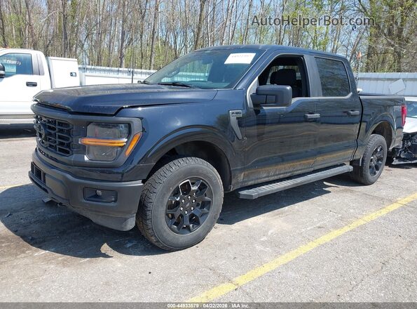 1FTEW2LP7RFB50187 2024 FORD F150 Black Przód lewy