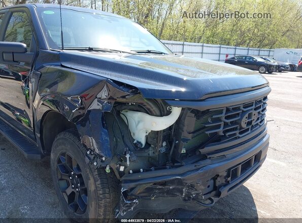 1FTEW2LP7RFB50187 2024 FORD F150 Black Widok z przodu