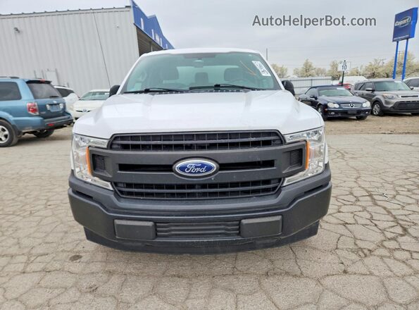 1FTEX1C56JKF06324 2018 FORD F150 White Widok z przodu