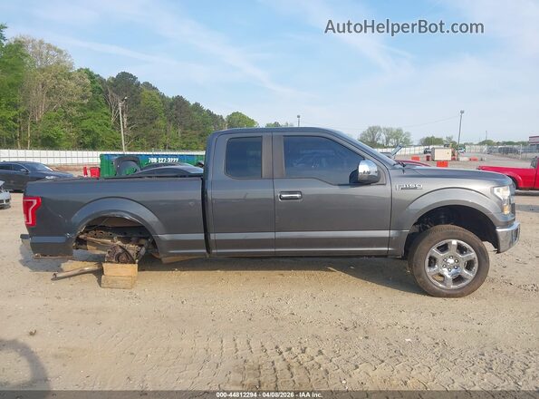 1FTEX1C81GFC26306 2016 FORD F150 Gray სალონის 360-გრადუსიანი ხედი