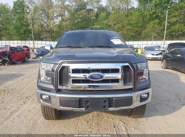 1FTEX1C81GFC26306 2016 FORD F150 Gray უკანა სალონის ხედი