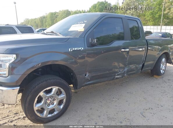 1FTEX1C81GFC26306 2016 FORD F150 Gray წინა ხედი
