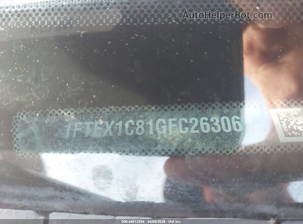 1FTEX1C81GFC26306 2016 FORD F150 Gray 