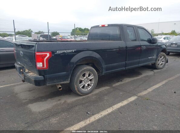 1FTEX1CP3GKD61592 2016 FORD F150 Черный Задняя правая четверть