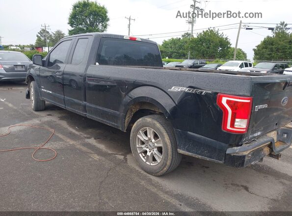 1FTEX1CP3GKD61592 2016 FORD F150 Черный Задняя левая четверть