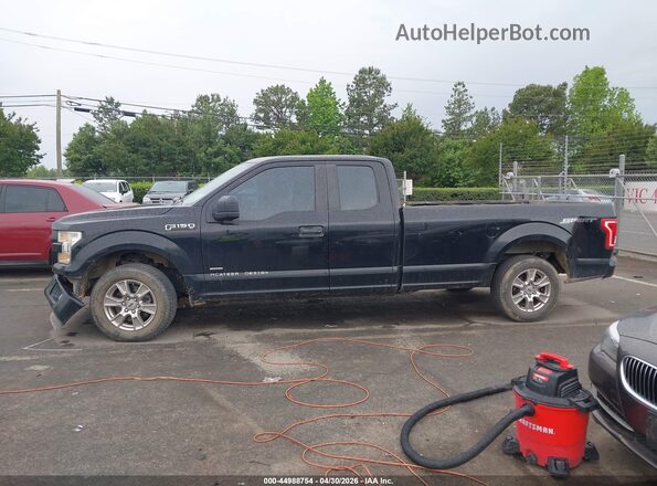 1FTEX1CP3GKD61592 2016 FORD F150 Черный Панорамный вид салона 360°