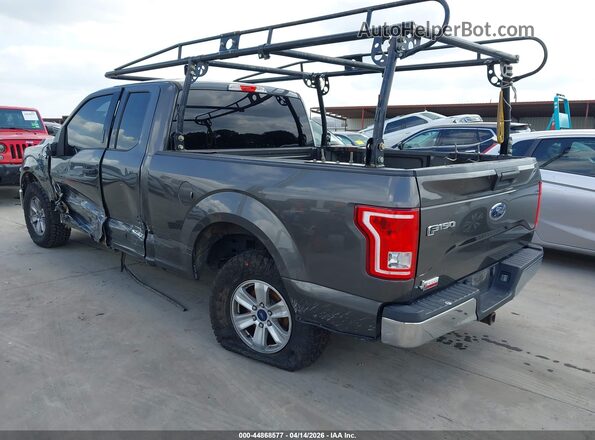 1FTEX1CP3GKG04494 2016 FORD F150 Gray Rear left