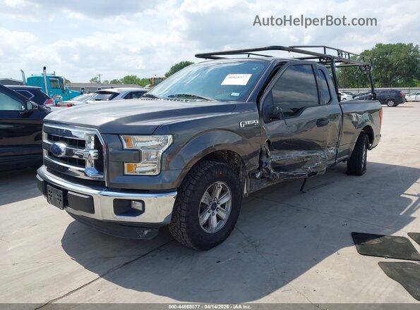 1FTEX1CP3GKG04494 2016 FORD F150 Gray Front left