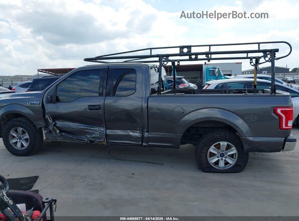 1FTEX1CP3GKG04494 2016 FORD F150 Gray 360 interior view