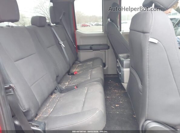 1FTEX1CP4JFA57493 2018 FORD F150 Red VIN კოდის სტიკერის ხედი