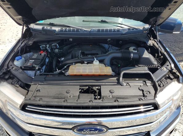 1FTEX1CP5JFC82649 2018 FORD F150 Blue უკანა სალონის ხედი