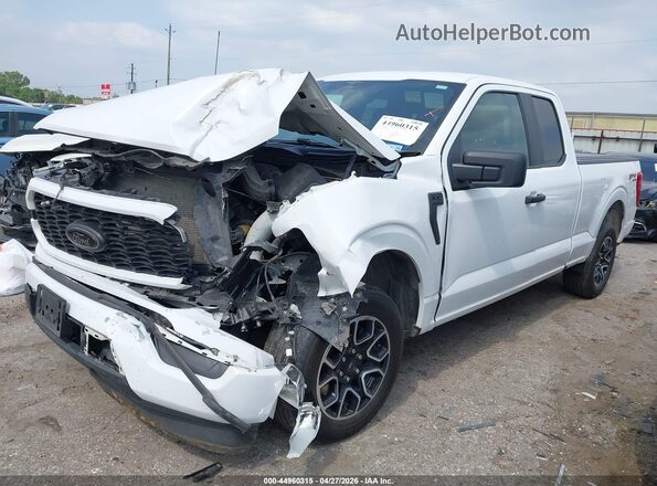 1FTEX1CP5PKD48908 2023 FORD F150 White Vista tres cuartos delantera izquierda