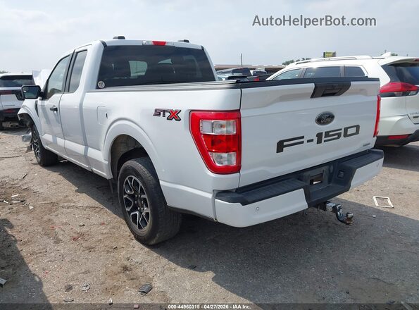 1FTEX1CP5PKD48908 2023 FORD F150 White Trasero izquierdo