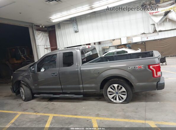1FTEX1CP6HKC06827 2017 FORD F150 Gray Սալոնի 360 աստիճան տեսք