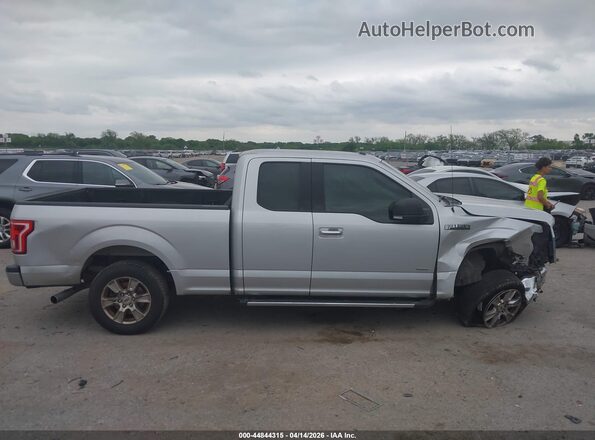 1FTEX1CPXGKE00890 2016 FORD F150 Серебряный Вид задней части салона