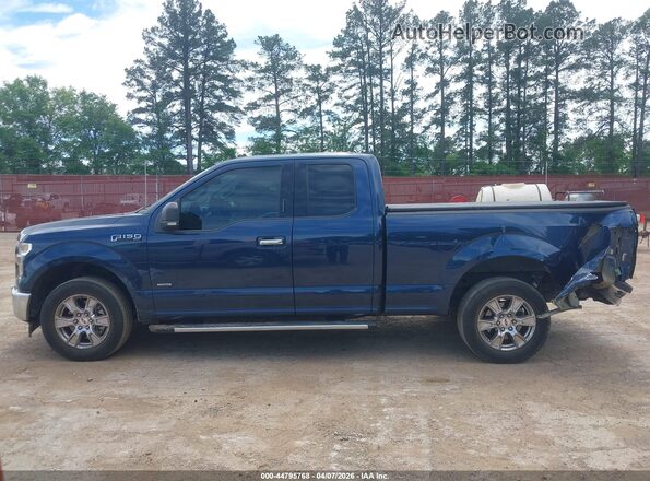 1FTEX1CPXHKD07109 2017 FORD F150 Blue Панорамний вид салону 360°