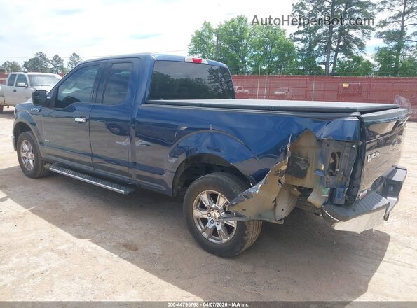 1FTEX1CPXHKD07109 2017 FORD F150 Blue Задня ліва чверть