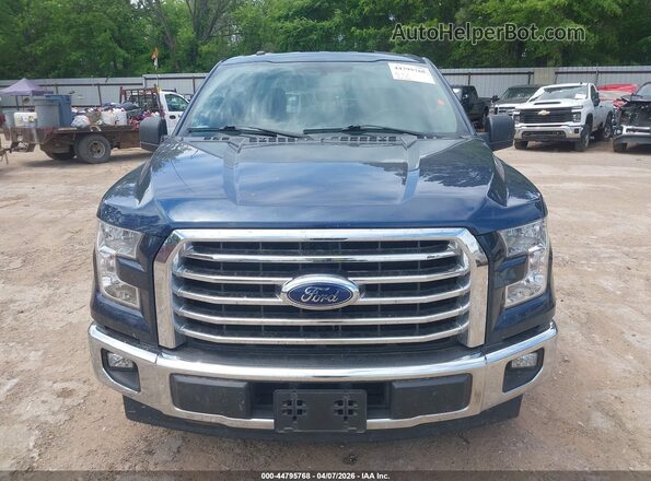 1FTEX1CPXHKD07109 2017 FORD F150 Blue Вид щитка приладів