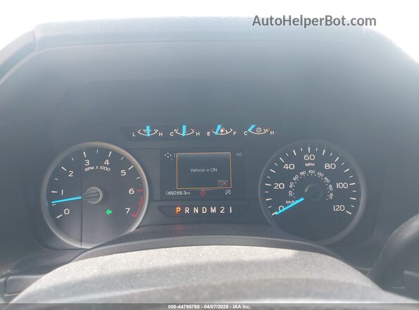 1FTEX1CPXHKD07109 2017 FORD F150 Blue Вид задніх сидінь