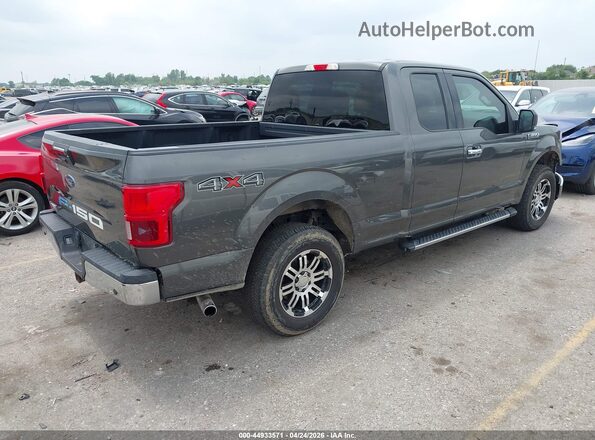 1FTEX1EB4JKD31820 2018 FORD F150 Gray Tył prawy