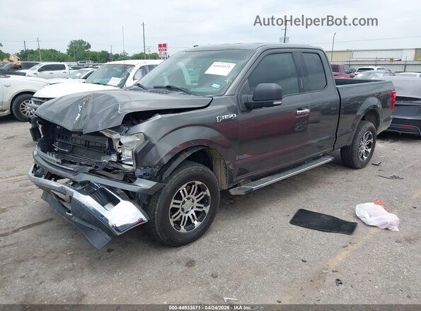 1FTEX1EB4JKD31820 2018 FORD F150 Gray Przód lewy