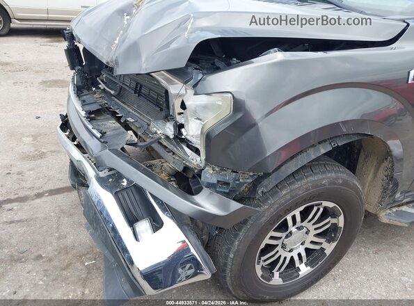 1FTEX1EB4JKD31820 2018 FORD F150 Gray Widok z przodu