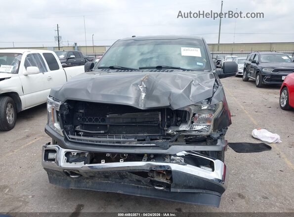 1FTEX1EB4JKD31820 2018 FORD F150 Gray Widok zestawu wskaźników