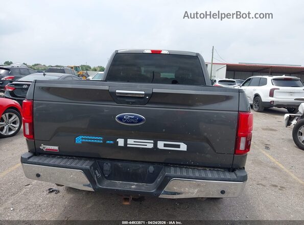 1FTEX1EB4JKD31820 2018 FORD F150 Gray 
