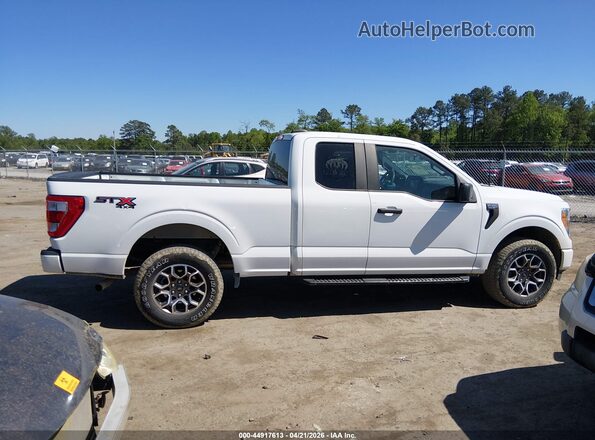 1FTEX1EB5MFD09502 2021 FORD F150 White Вид задньої частини салону