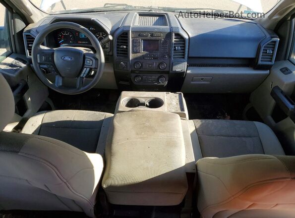1FTEX1EBXJKE51606 2018 FORD F150 White Vista del salpicadero