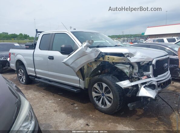 1FTEX1EP2KKE21318 2019 FORD F150 Gray Սալոնի հետևի տեսք