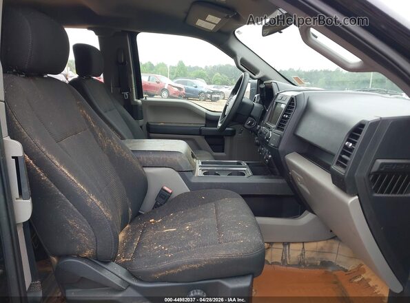 1FTEX1EP4JFC05168 2018 FORD F150 Black Vista interior delantera