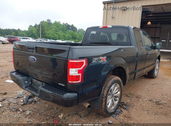 1FTEX1EP4JFC05168 2018 FORD F150 Black Trasero derecho