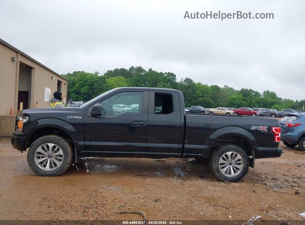 1FTEX1EP4JFC05168 2018 FORD F150 Black Vista interior de 360 grados
