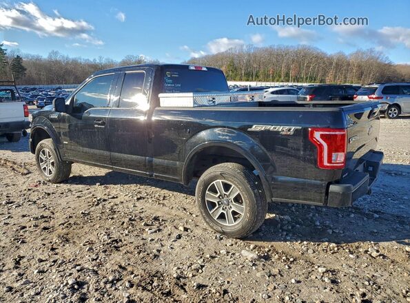1FTEX1EP9GFC95328 2016 FORD F150 Black Rear left