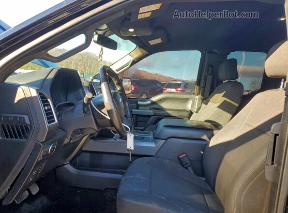 1FTEX1EP9GFC95328 2016 FORD F150 Black Front interior view