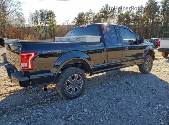 1FTEX1EP9GFC95328 2016 FORD F150 Black Rear right