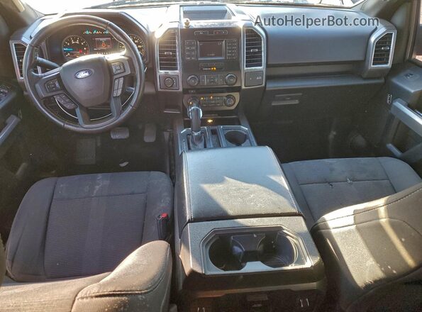 1FTEX1EP9GFC95328 2016 FORD F150 Black Dashboard view