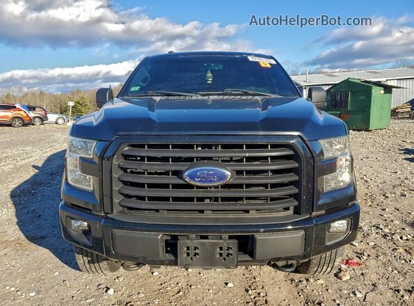 1FTEX1EP9GFC95328 2016 FORD F150 Black Front view