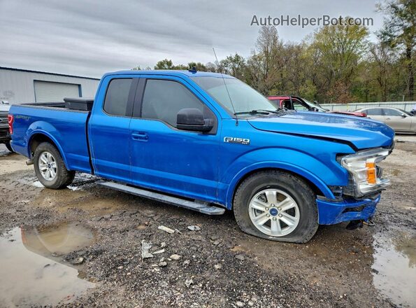 1FTEX1EPXLKE72972 2020 FORD F150 Синий Передняя правая четверть