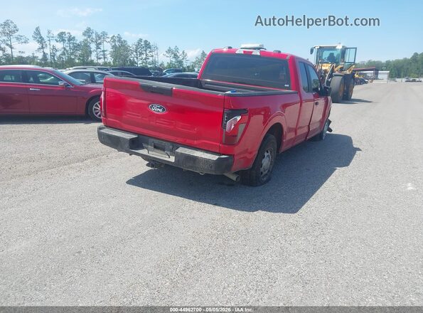 1FTEX1KP8RKE64687 2024 FORD F150 Red Trasero derecho