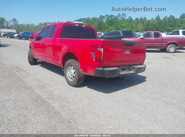 1FTEX1KP8RKE64687 2024 FORD F150 Red Trasero izquierdo