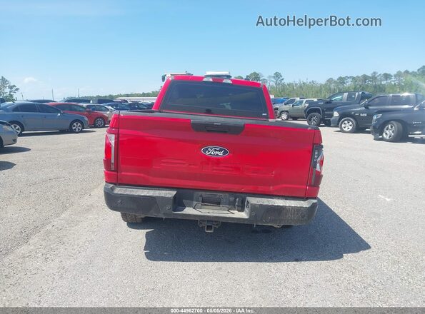1FTEX1KP8RKE64687 2024 FORD F150 Red 