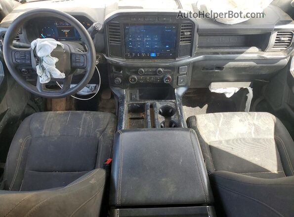 1FTEX2KP4RKE09174 2024 FORD F150 White Вид панелі приладів