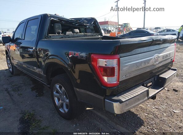 1FTFW1E52PFD28126 2023 FORD F150 Black Rear left