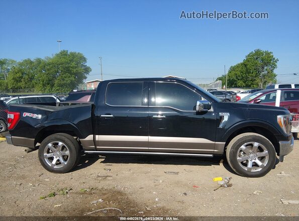 1FTFW1E52PFD28126 2023 FORD F150 Black Rear interior view