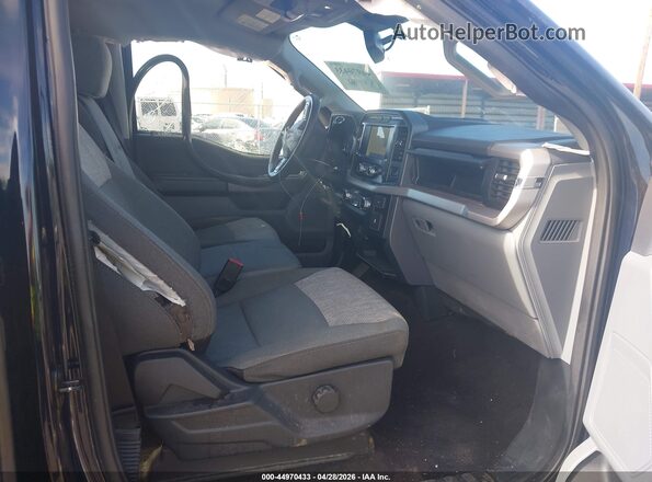 1FTFW1E53PKD33391 2023 FORD F150 Black Vista interior delantera