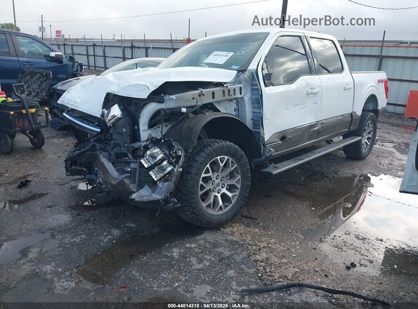 1FTFW1ED0PFD04852 2023 FORD F150 Белый Передняя левая четверть