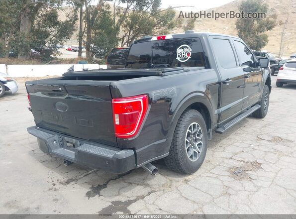 1FTFW1ED3MFC05941 2021 FORD F150 Black უკანა მარჯვენა